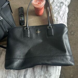 Black Kate spade computer bag
